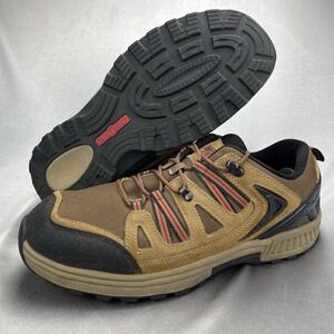 Orthofeet Sorrento Hiking Shoes Mens 13 Wide 2E Brown Suede Mesh Trail Outdoor